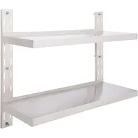 vidaXL Wandregal 100 x 30 cm Grau