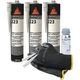 vasalat Kleb- und Dichtstoff 223 schwarz 300 ml