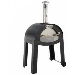 AgriEuro Mini Cibus - Holzbackofen für draußen - 70x50 - Backfähigkeit: 2 Pizzas