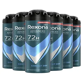 Rexona Advanced Protection Cobalt Dry Deodorant Spray 6 x 150 ml