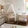 Waldin Babybett OWAL Kinderbett 7in1 mit Matratze, mitwachsendes Kinder-Bett