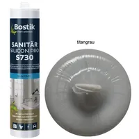 Bostik Sanitär Silikon Pro 300 ml titangrau