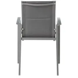 Dehner Palermo Stapelstuhl 56,5 x 67 x 91,5 cm grau