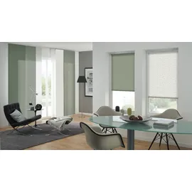GARDINIA Schiebevorhang Zen Silence Reiskorn-Muster Grün 60 cm x 245 cm