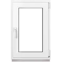 Framex Kellerfenster Fenster Kunststofffenster Weiß Breite x Höhe 50 x 75 cm (500 x 750 mm) 2-fach (32 mm) Dreh Kipp DIN Rechts - Premium - Alle Größen