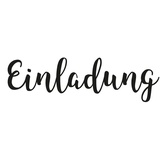 Rayher Einladung Motivstempel Schreibschrift 3,0 x 9,0 cm