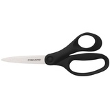 Fiskars Schülerschere, für Kinder ab 12 Jahren, Rechtshändig, Gesamtlänge: 18 cm, Schwarz, 1067858