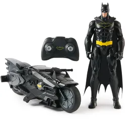 Batman - RC Batcycle + 30cm Batman Actionfigur