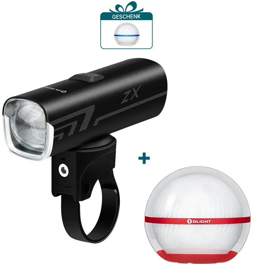 Olight ZX Pro/ZX StVZO Fahrradlampe Bundle