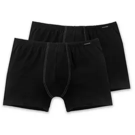SCHIESSER Boxershorts »Essentials« 2er Pack, mit angenehm weichem Bund Schiesser 000-schwarz