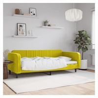 furnicato Bett Tagesbett Gelb 90x200 cm Samt gelb