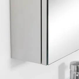 kleankin Spiegelschrank 55 cm Silber