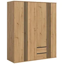 Möbel Boss Kleiderschrank Tofta 160 x 190 x 56 cm Braun