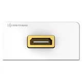 Kindermann Anschlussblende HDMI 90° 7456000582 0,5 m Weiß