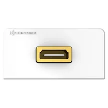 Kindermann Anschlussblende HDMI 90° 7456000582 0,5 m Weiß