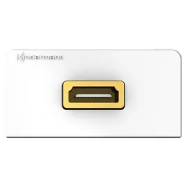 Kindermann Anschlussblende HDMI 90° 7456000582 0,5 m Weiß