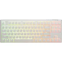 Ducky One 3 Classic Pure White TKL Gaming Tastatur RGB LED - MX-Clear DE (DKON2187ST-WDEPDPWWWSC1)