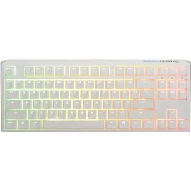 Ducky One 3 Classic Pure White TKL Gaming Tastatur RGB LED - MX-Clear DE (DKON2187ST-WDEPDPWWWSC1)