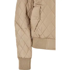 URBAN CLASSICS Diamond Quilt Nylon Steppjacke Union Beige XS