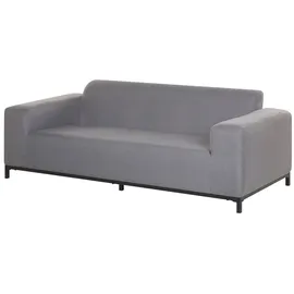 Beliani Lounge 5er Set Loungeset grau/schwarz