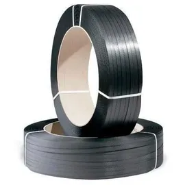 TransPak Umreifungsband Bandbreite16xStärke0,5mm Länge 2000m PP, schwarz Kerndurchmesser 406mm