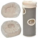 nanook shop nanook Katzenbett Liegemulde Katzenliege Schlafplatz als Kratztonnen Erweiterung Zubehör beige
