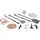 Alfa Forni Grillbesteck Set 12-teilig Edelstahl silber