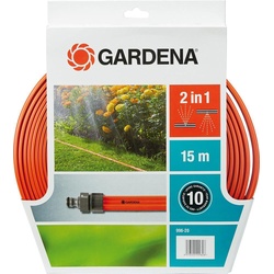 Gardena Schlauch-Regner 15,0 m orange m. Armaturen