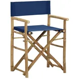 vidaXL Regiestuhl 2er Set Blau