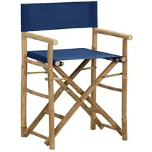 vidaXL Regiestuhl 2er Set Blau