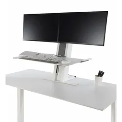 Humanscale QuickStand QSBC30 Monitorständer für 2 Monitore, schwarz