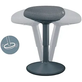 Leitz Sitzhocker mit Komfortsitz 47 - 64 cm Dunkelgrau