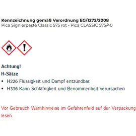 Pica Signierpaste Classic 575 rot Tube 50 ml