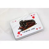 Zunftbedarfde Skat Skatspiel Eisenbahn Bahn Dampf - Lokomotiven Loks (Franz. Blatt) Stück (1)