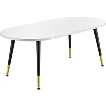 [en.casa] Couchtisch, Weiß, Holzwerkstoff, 120x47x60 cm, Wohnzimmer, Wohnzimmertische, Couchtische