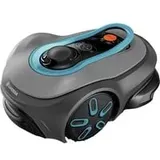 Mähroboter smart SILENO free 800m2 Set - grau/türkis, Li-Ionen Akku, mit smart Gateway, LONA-Technologie