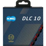 KMC X10sl Super Light Kette Schwarz/Rot 116 Links