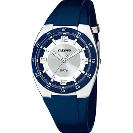 Calypso Herren Uhr Armbanduhr K5753/2 blau - Blau/Weiß