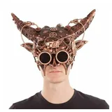 My Other Me Kostüm Maske Steampunk Hörner