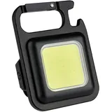 TFA Dostmann 43.2040.01 COB Mini Arbeitsleuchte LED Arbeitsleuchte, Camping-Leuchte, Schlüsselleuch