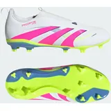 Adidas Predator League Laceless Kids FG Fußballschuh WEISS|rosa|HELLGELB 30