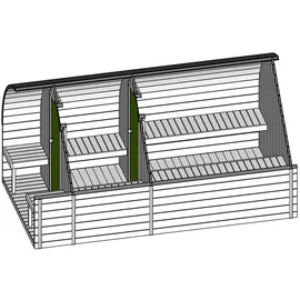 FinnTherm Fasssauna ScandiPod Deluxe, Fasssauna 2 Sitzbänke aus Holz ... Sauna mit 42 mm Wandstärke, Außensauna Mit Montagematerial - FinnTherm