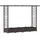 vidaXL Hochbeet mit Rankgitter und Dach 203 x 40 x 123 cm Braun