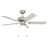 106,6 cm Deckenventilator nickel matt/weiß mit Licht