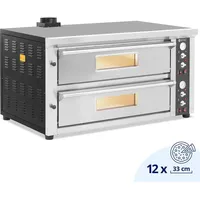 Royal Catering Royal Catering, Pizzaofen, Elektro-Pizzaofen 2 Backkammern 450