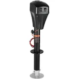 Vevor Elektrischer Anhängerheber, 2267 kg, Wohnmobil-Anhängerstütze mit 2-Wege-Anschluss, manueller Kurbel & Wagenheberabdeckung, 255-860 mm Hub, für Wohnmobile, Anhänger & Camper, schwarz
