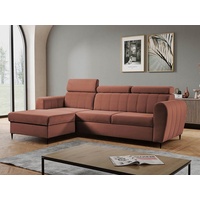 Mirjan24 Ecksofa Forio Mini, Eckcouch mit Bettkasten und Schlaffunktion,