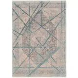Musterring Vintage Teppich Arizona 160 x 230 cm Mischgewebe Blau / Grau