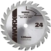 Worx TCT Sägeblatt 24 Zähne WA5046