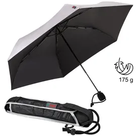 Euroschirm Light Trek Ultra Regenschirm (Größe One Size, silber)